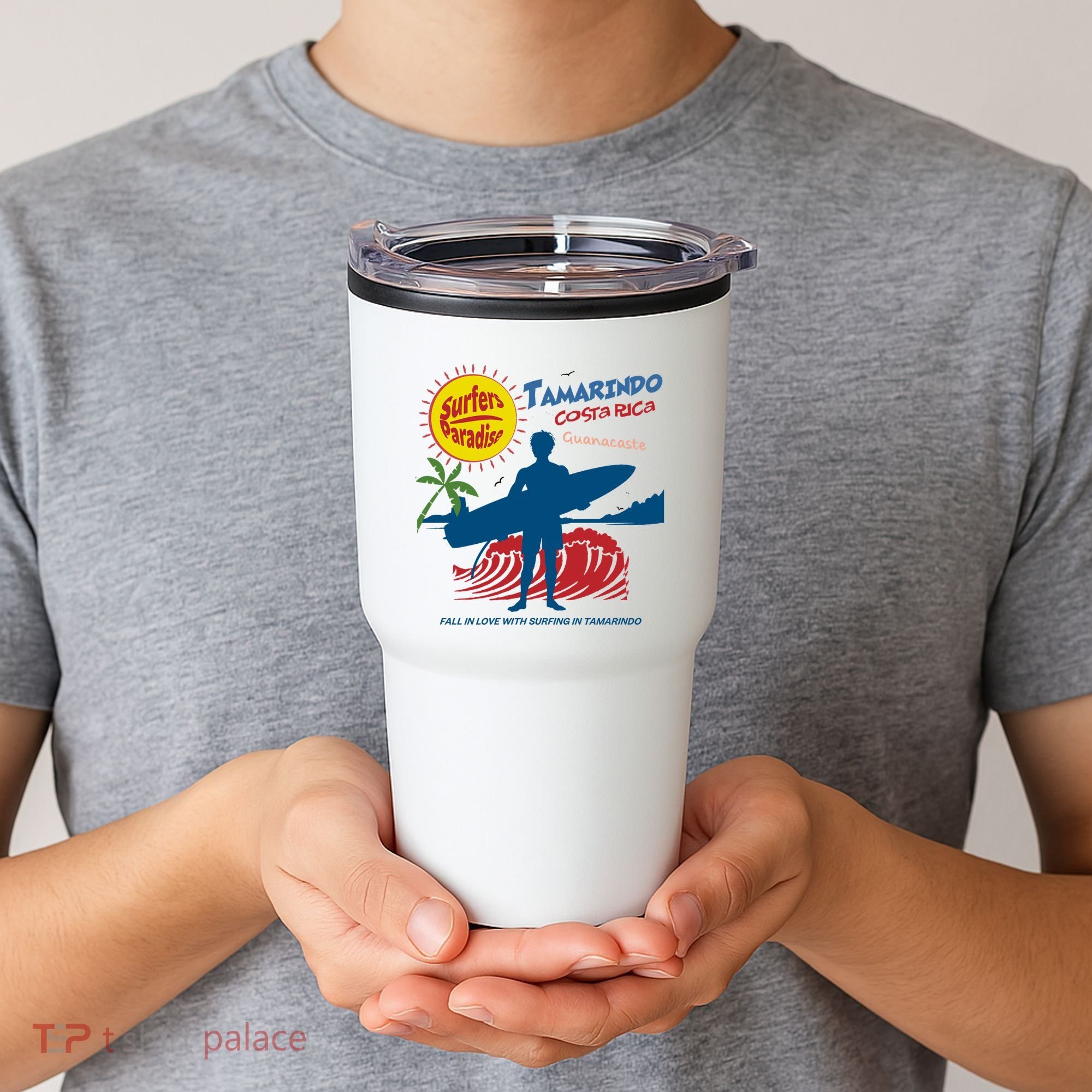 Tamarindo Costa Rica Surfer Tumbler