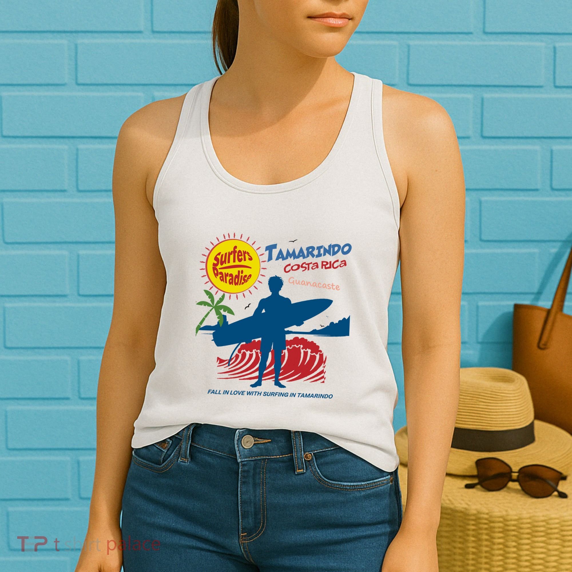 Tamarindo Costa Rica Surfer Women's Tank Top
