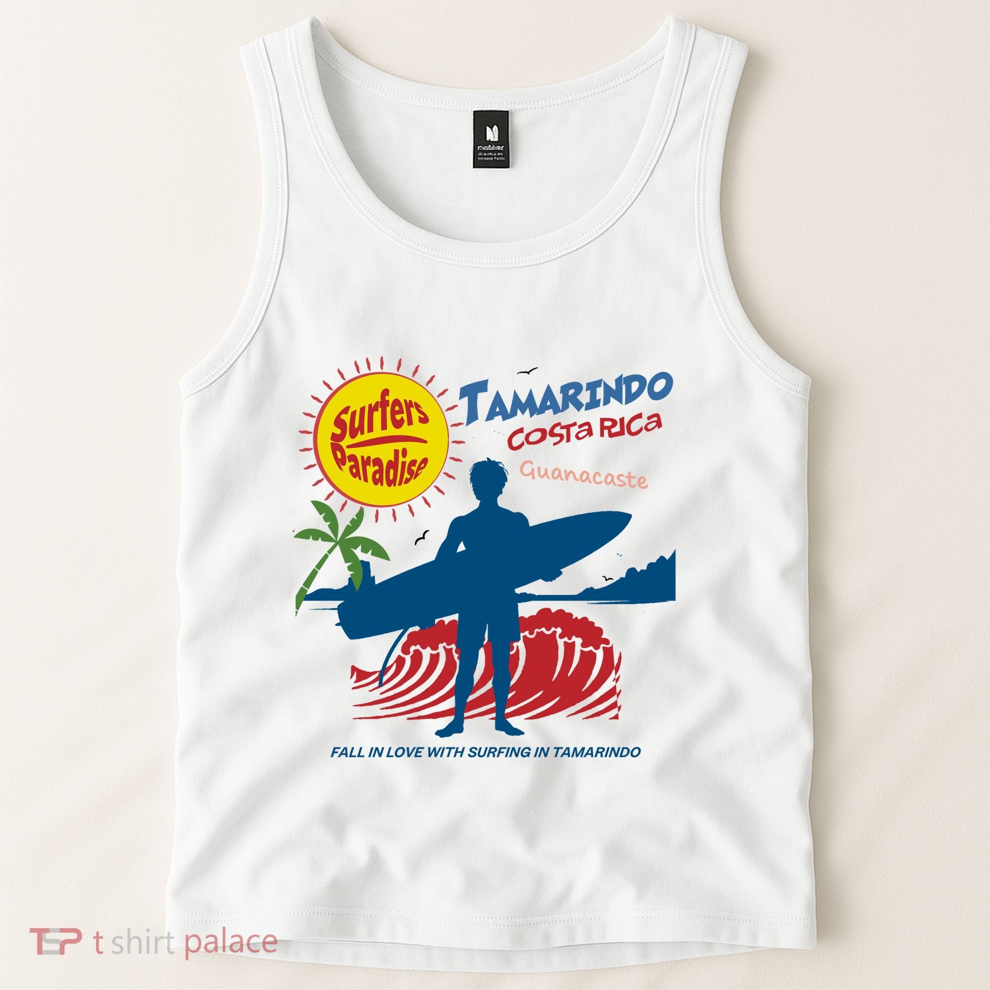 Tamarindo Costa Rica Surfer Tank Top