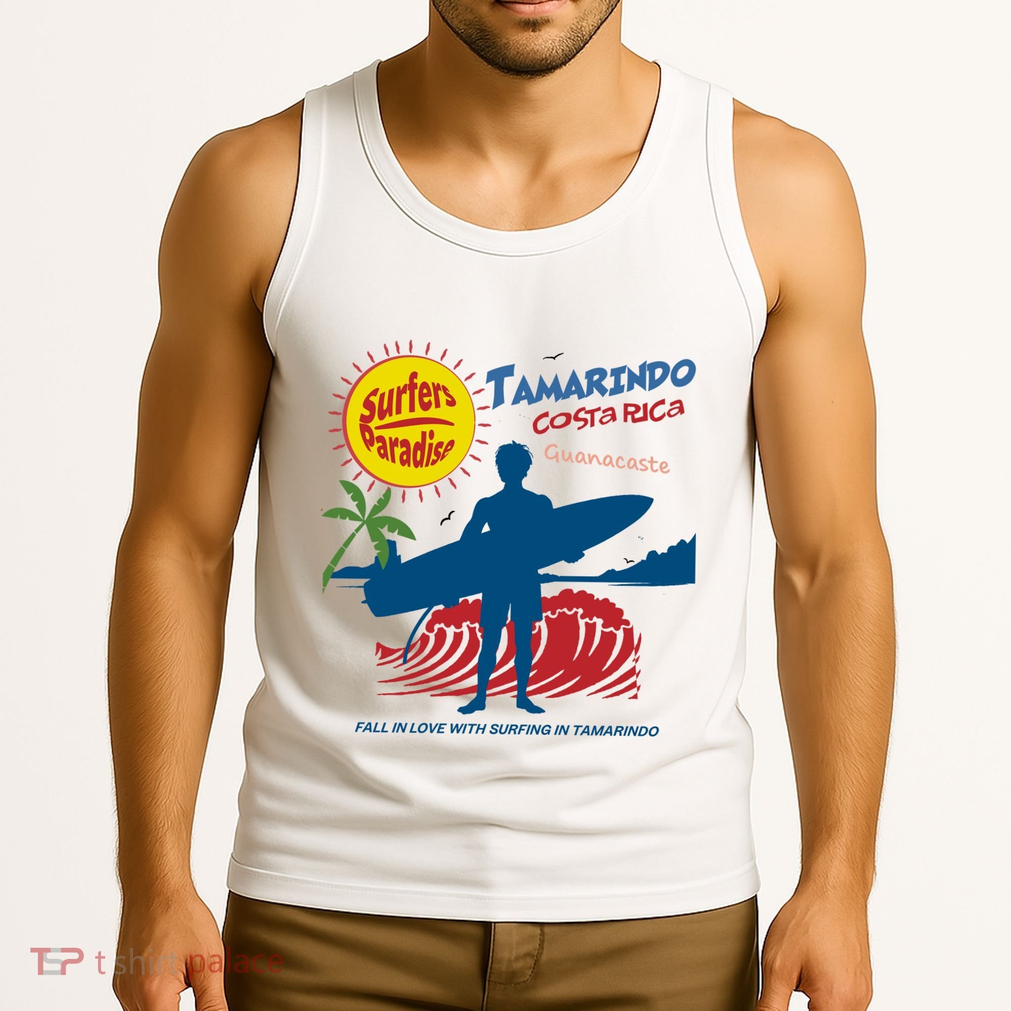 Tamarindo Costa Rica Surfer Tank Top
