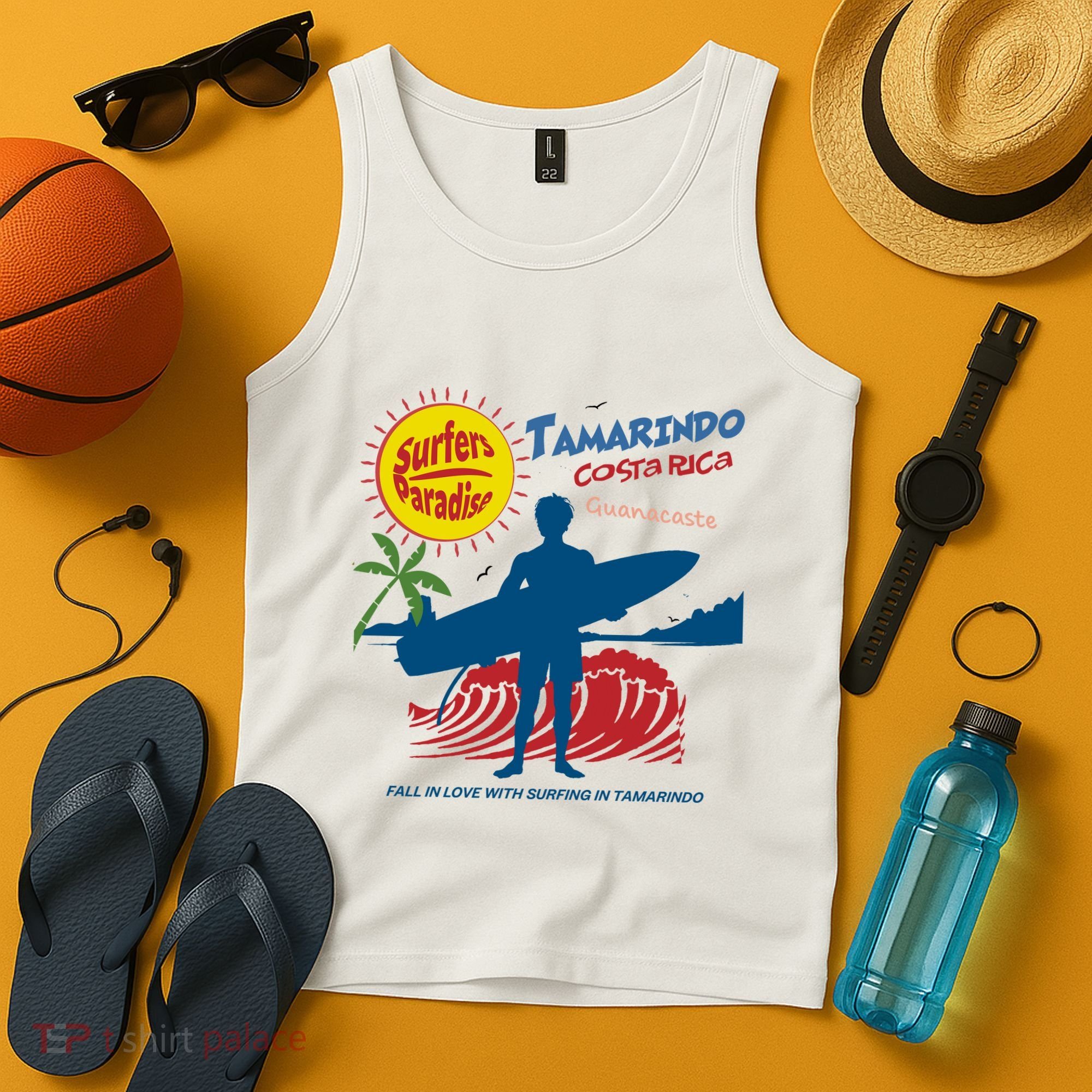 Tamarindo Costa Rica Surfer Tank Top