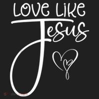 Trendy Christian Religious Love Like Jesus Women's Sweatshirt thumb 2