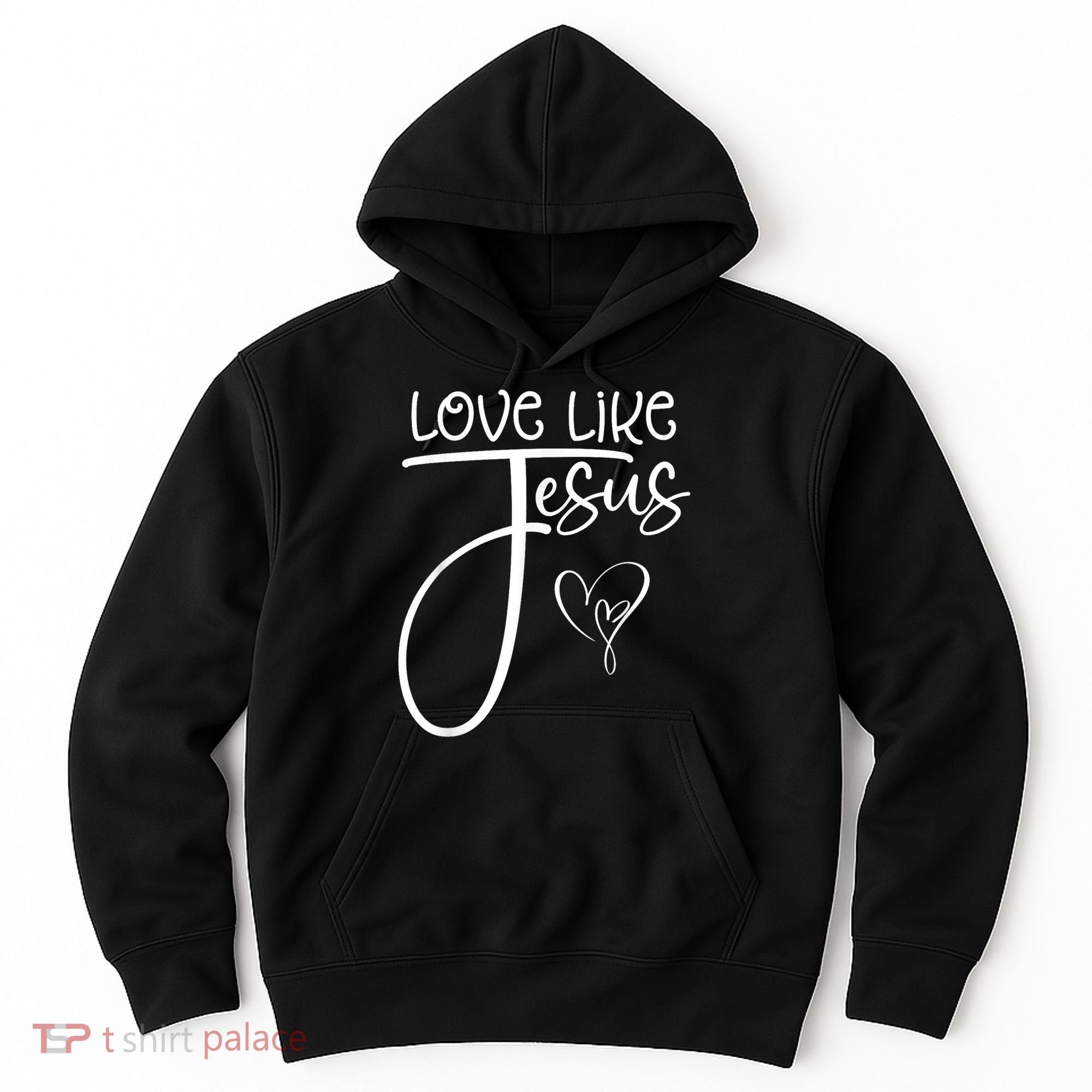 Trendy Christian Religious Love Like Jesus Hoodie