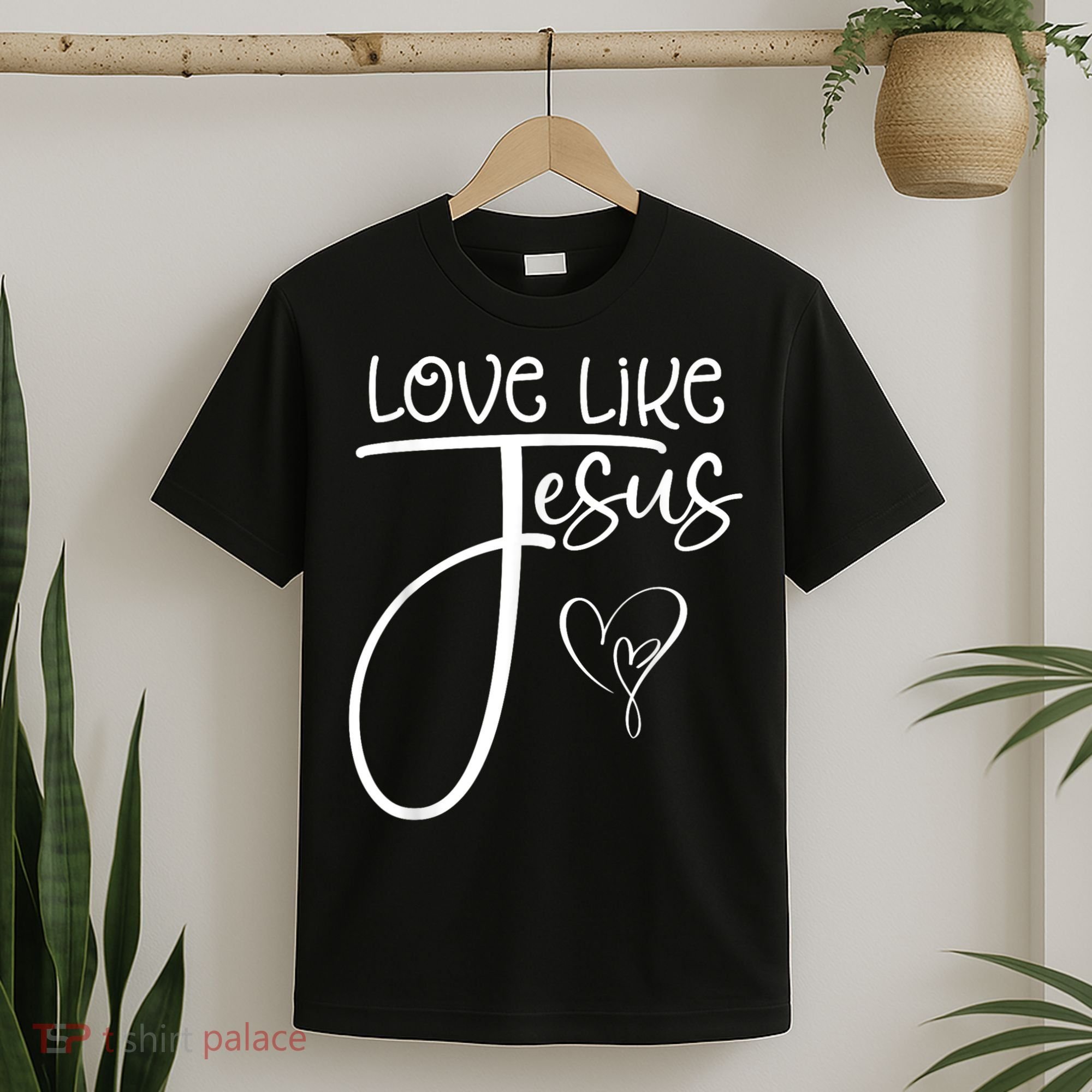 Trendy Christian Religious Love Like Jesus T-Shirt