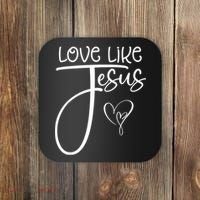 Trendy Christian Religious Love Like Jesus Coaster thumb 0