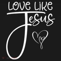 Trendy Christian Religious Love Like Jesus Women's Hoodie thumb 2
