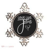 Trendy Christian Religious Love Like Jesus Ornament thumb 0