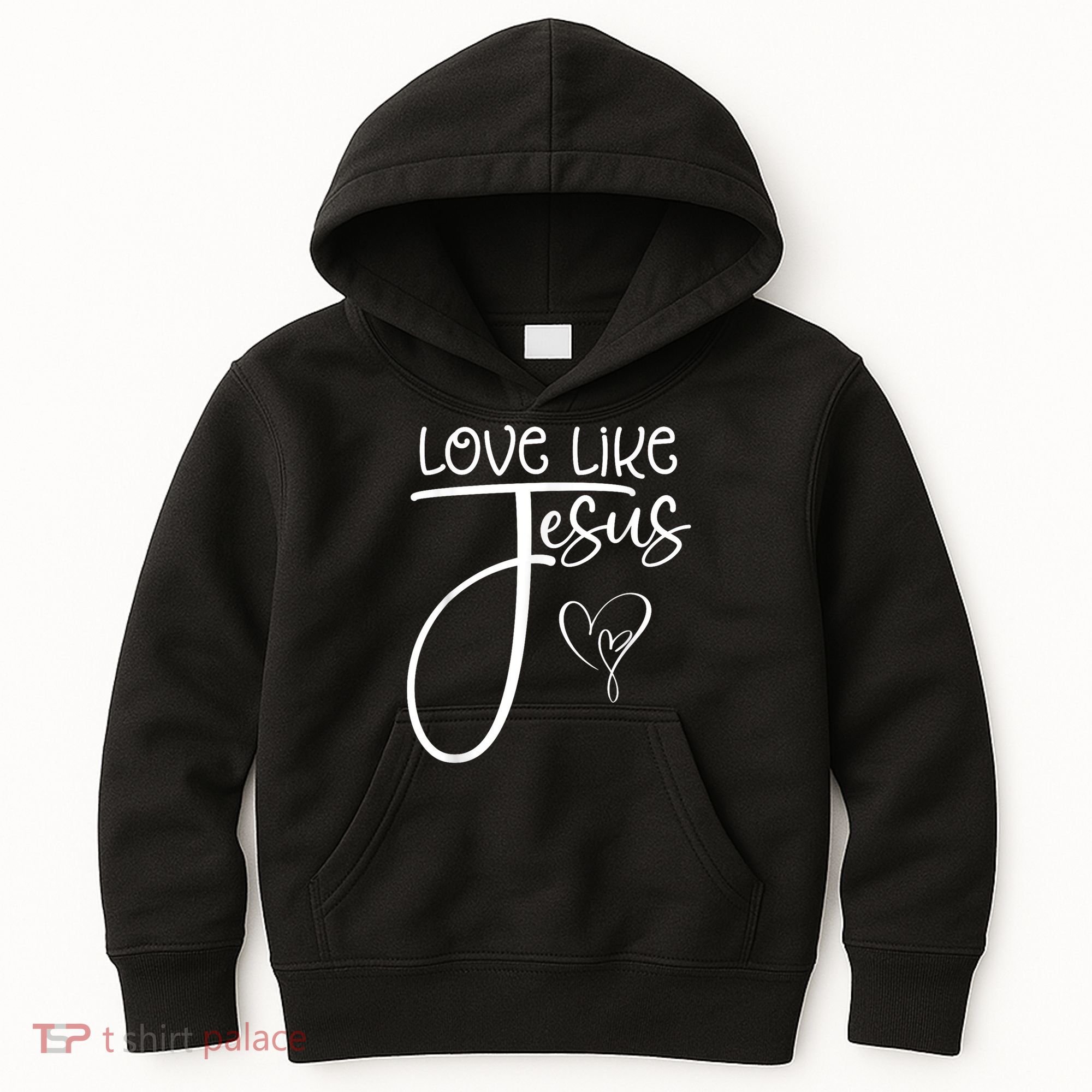 Trendy Christian Religious Love Like Jesus Kids Hoodie