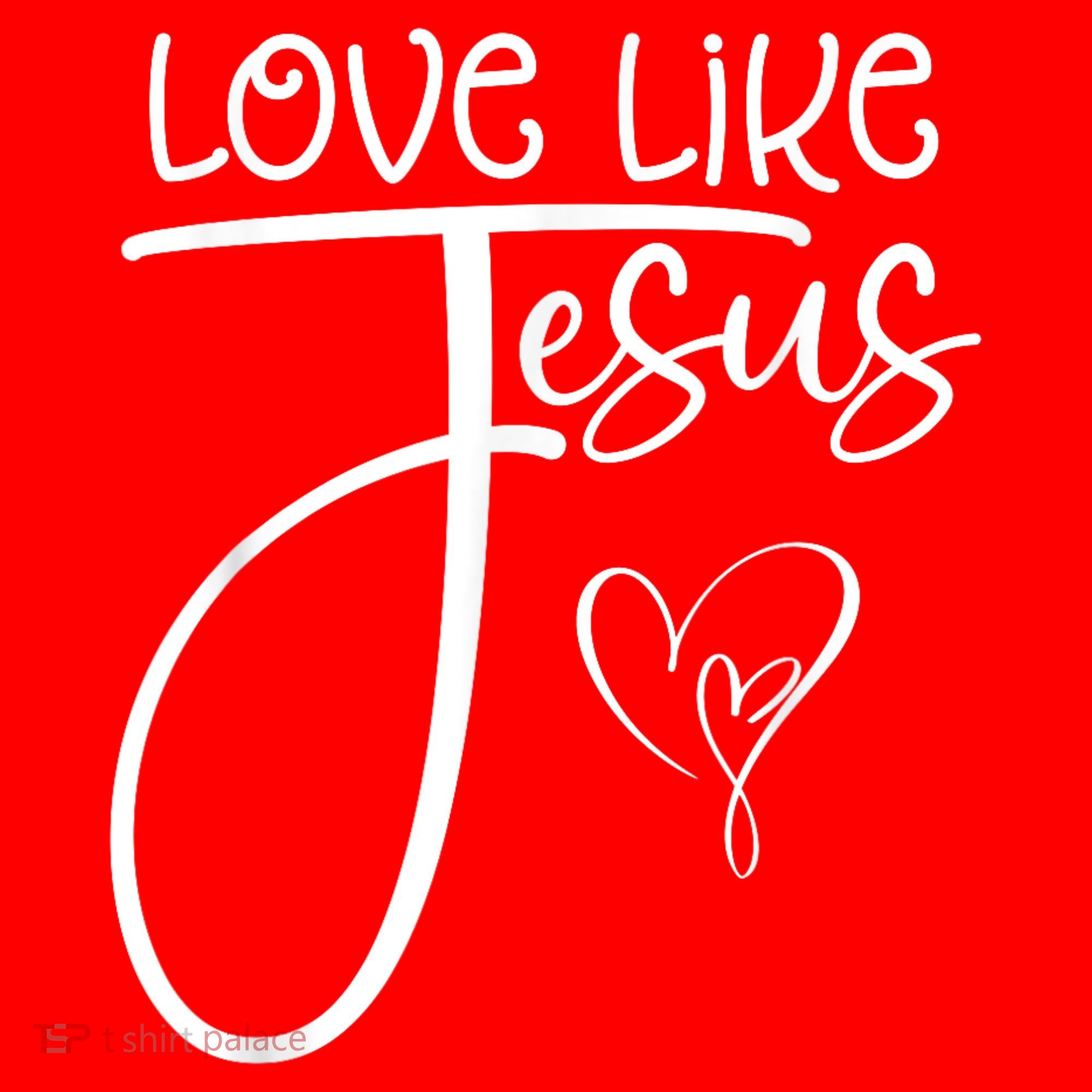 Trendy Christian Religious Love Like Jesus Santa Hat