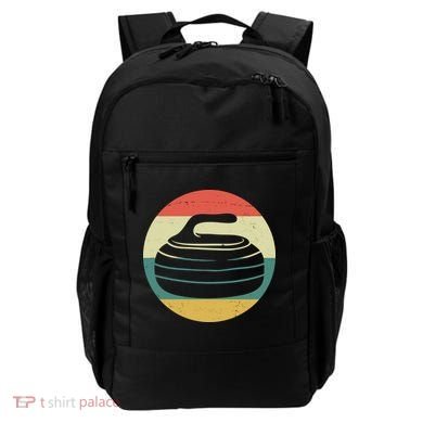 Team Curling Retro Sunset Sport Backpack