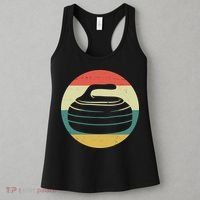 Team Curling Retro Sunset Sport Women's Tank Top thumb 3