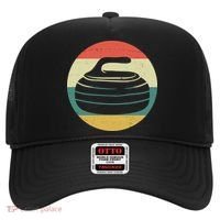 Team Curling Retro Sunset Sport Hat thumb 0