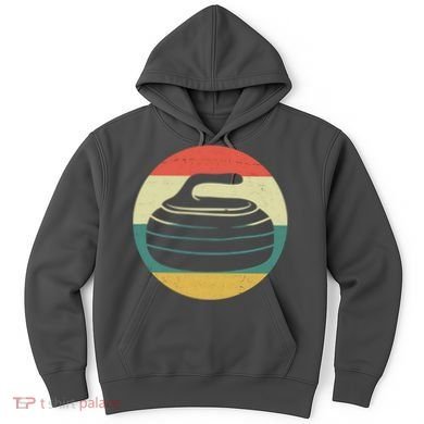 Team Curling Retro Sunset Sport Hoodie