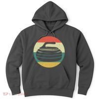 Team Curling Retro Sunset Sport Hoodie thumb 0