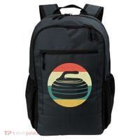 Team Curling Retro Sunset Sport Backpack thumb 0