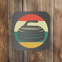 Team Curling Retro Sunset Sport Coaster thumb 0