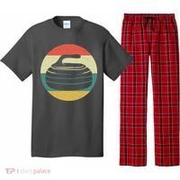 Team Curling Retro Sunset Sport Pajama Set thumb 0