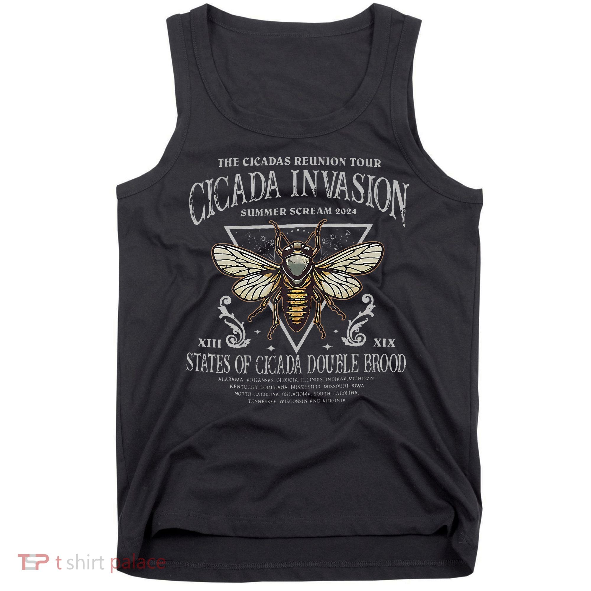 The Cicadas Reunion Cicada Nature Lover Summer 2024 Tank Top