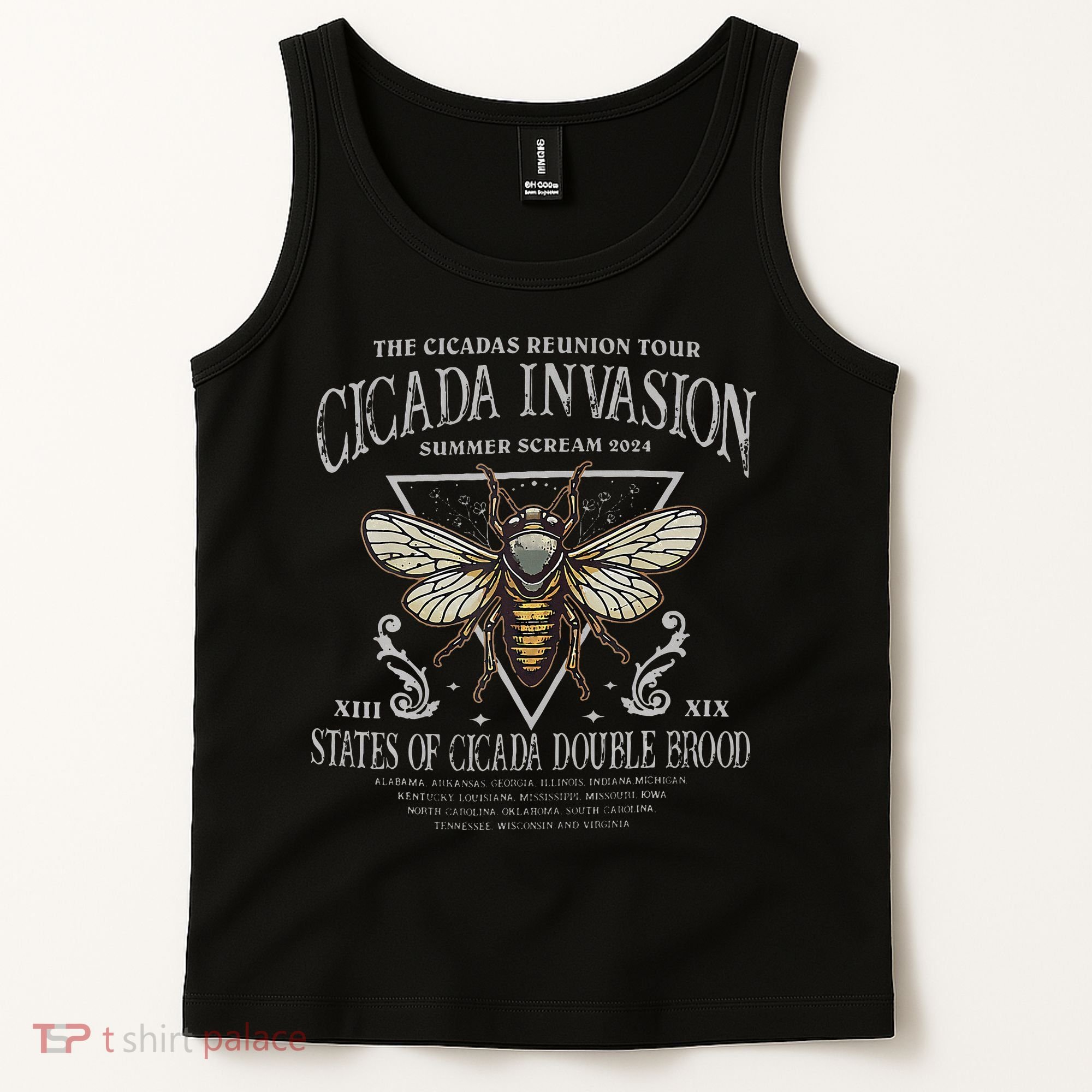 The Cicadas Reunion Cicada Nature Lover Summer 2024 Tank Top