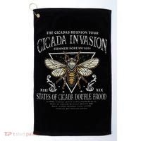 The Cicadas Reunion Cicada Nature Lover Summer 2024 Golf Towel thumb 0