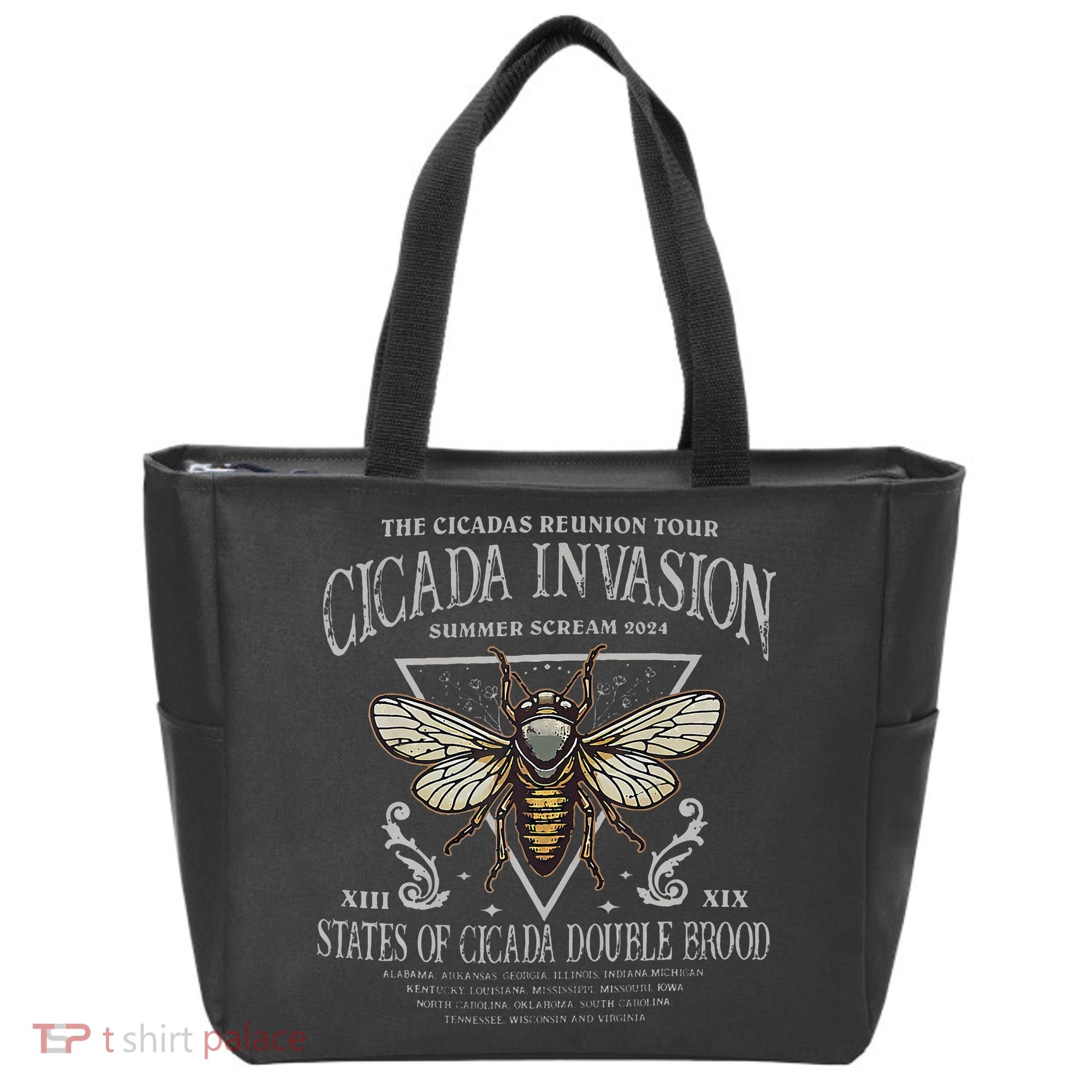 The Cicadas Reunion Cicada Nature Lover Summer 2024 Tote Bag