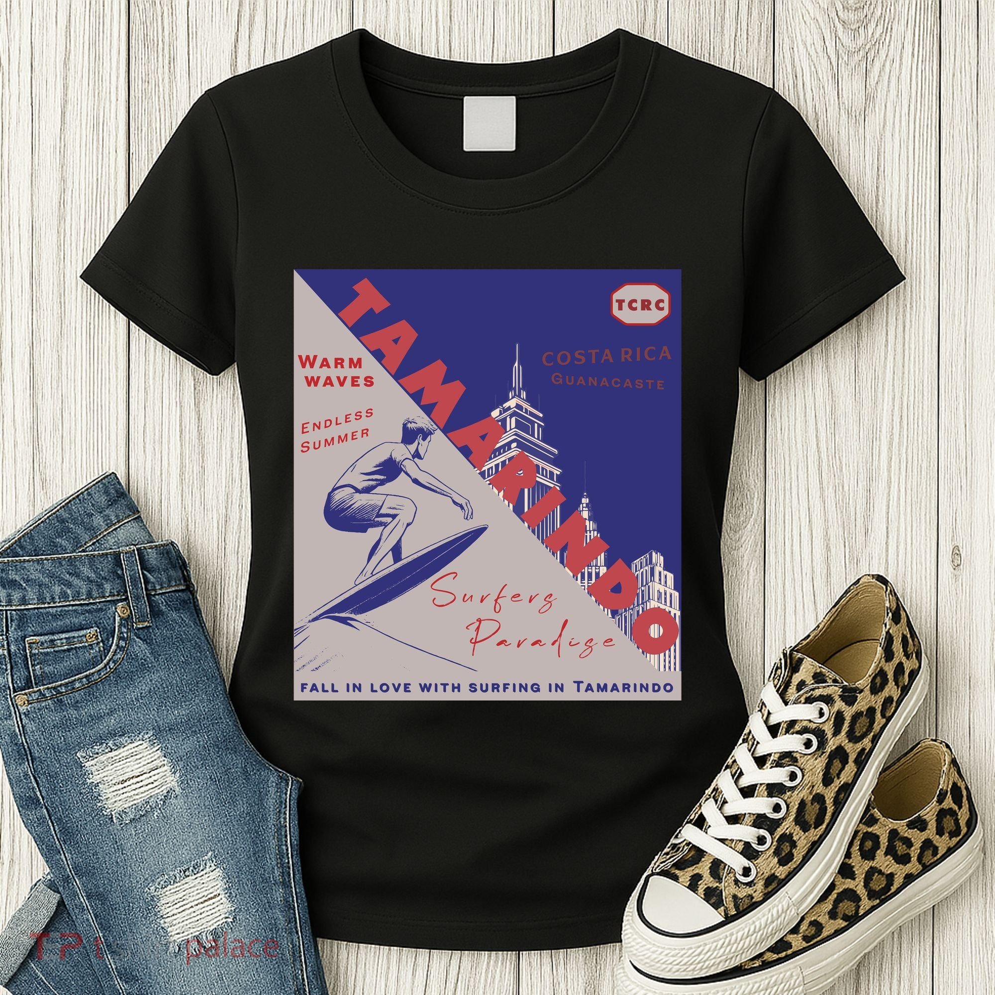 Tamarindo Costa Rica Surf Spots. Women's T-Shirt