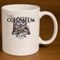 The Colosseum Rome Italy 11oz C Handle Ceramic Mug thumb 3