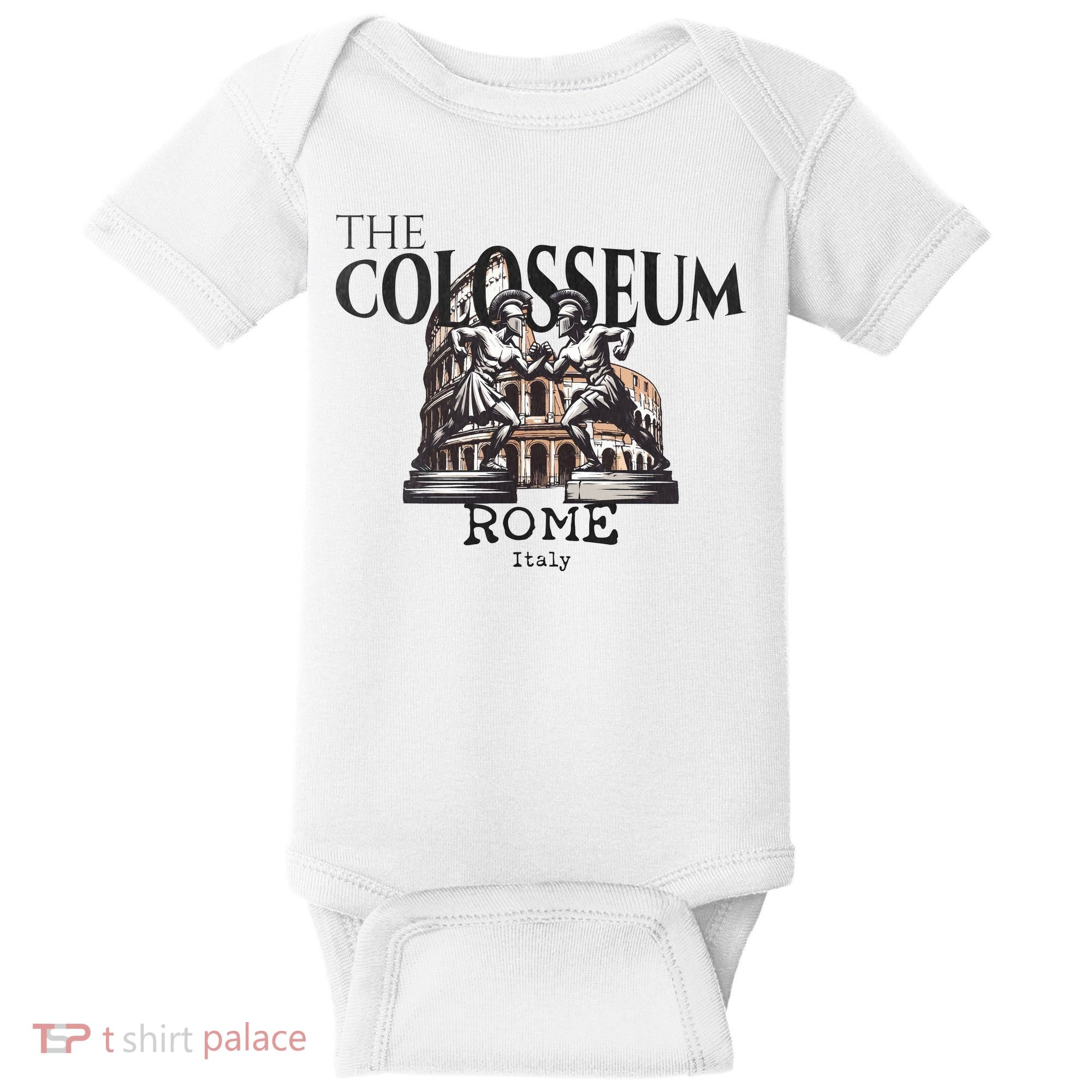 The Colosseum Rome Italy Baby Bodysuit