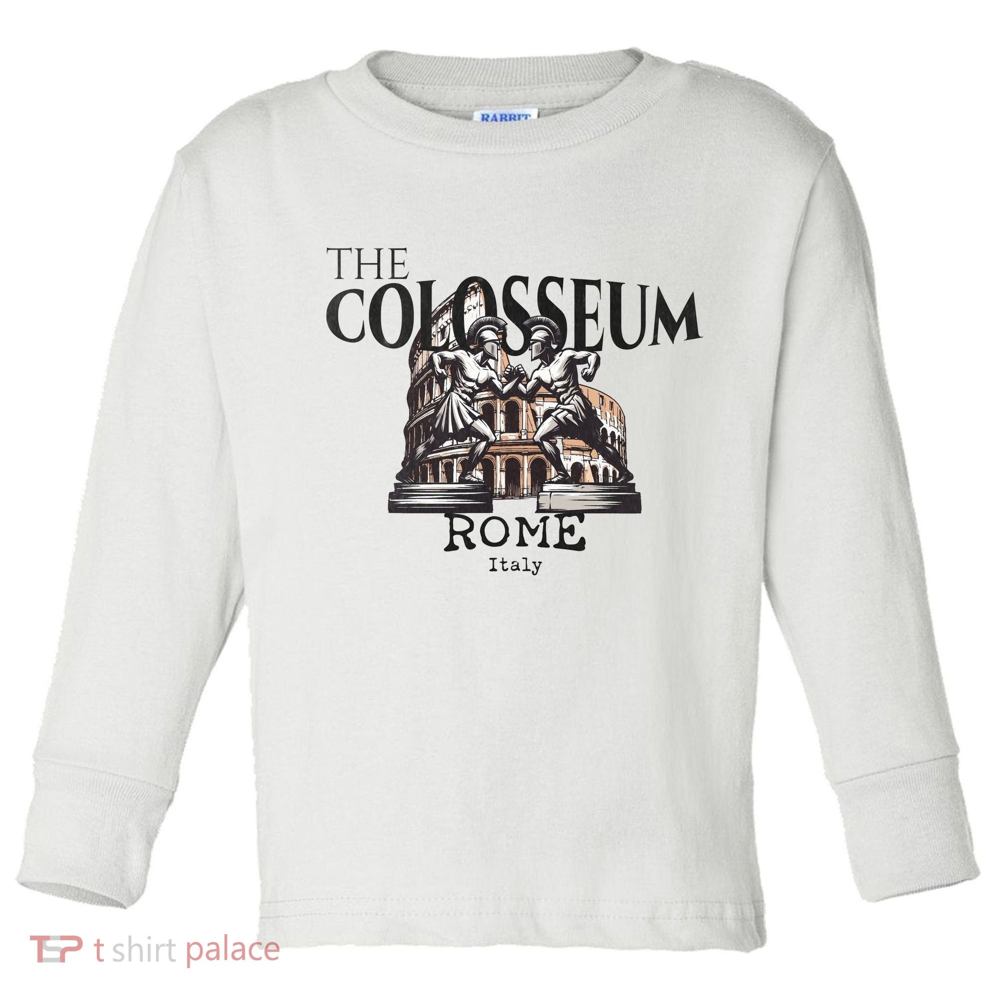 The Colosseum Rome Italy Toddler Long Sleeve Shirt