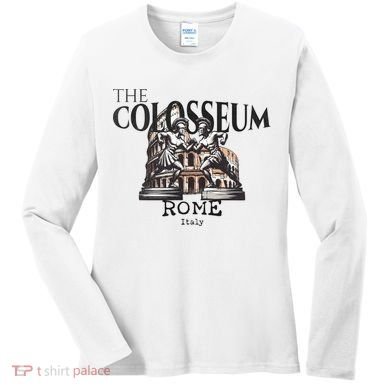 The Colosseum Rome Italy Women's Long Sleeve Shirt