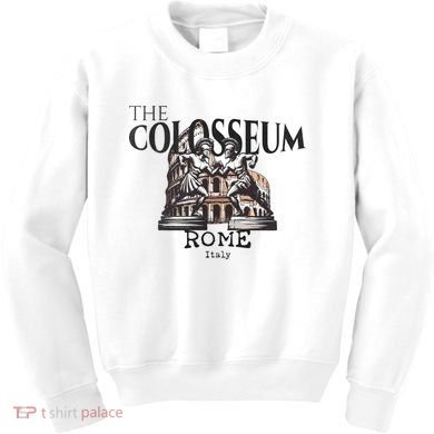 The Colosseum Rome Italy Kids Sweatshirt