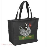 Tuxedo Cat Riding A Chicken Gift Tote Bag thumb 2
