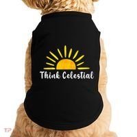 Think Celestial Retro Sunshine Quoes Doggie Tank thumb 0