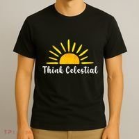 Think Celestial Retro Sunshine Quoes T-Shirt thumb 3
