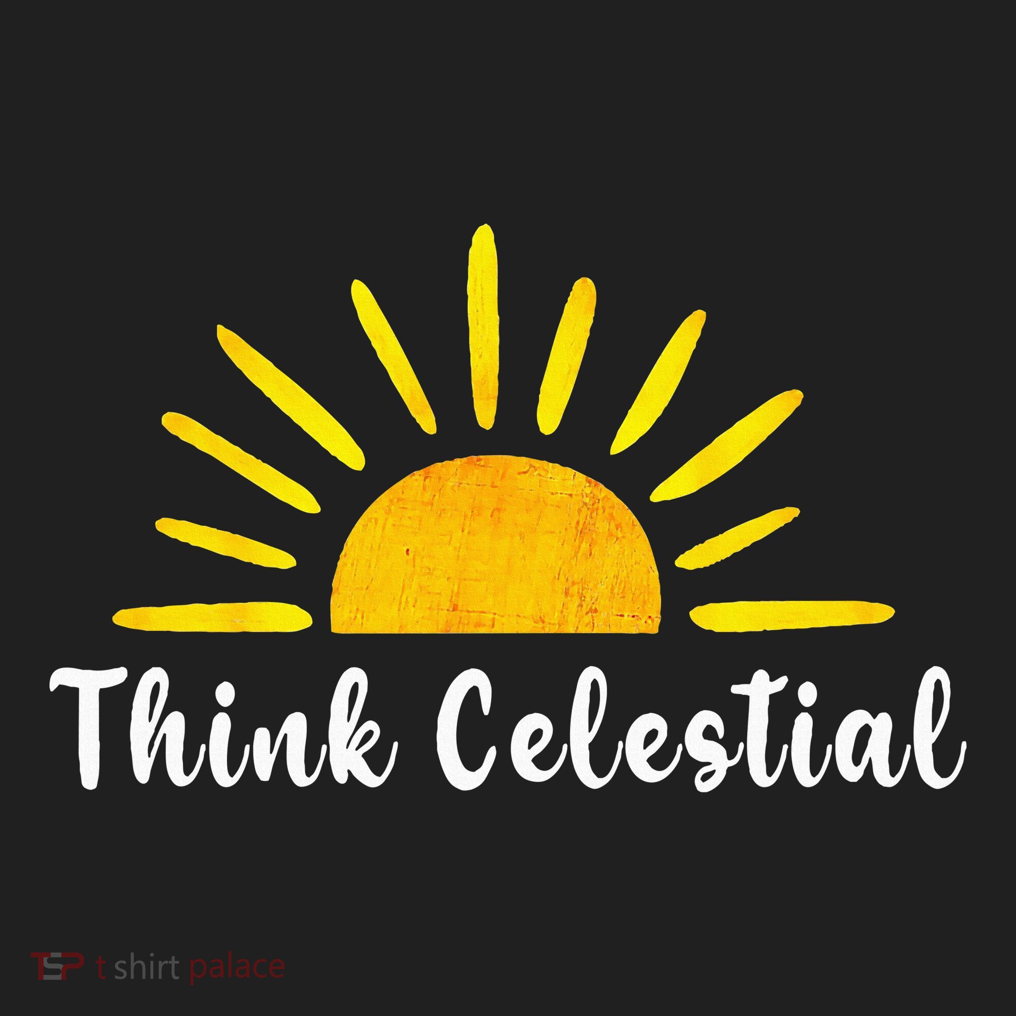 Think Celestial Retro Sunshine Quoes Tumbler