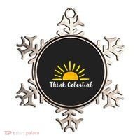 Think Celestial Retro Sunshine Quoes Ornament thumb 0