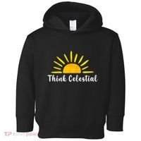 Think Celestial Retro Sunshine Quoes Toddler Hoodie thumb 0