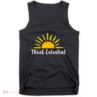 Think Celestial Retro Sunshine Quoes Tank Top thumb 0