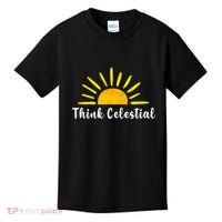 Think Celestial Retro Sunshine Quoes Kids T-Shirt thumb 0