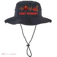 Thanksgiving Chief Resident Heartbeat Stethoscope Doctor Gift Bucket Hat thumb 0