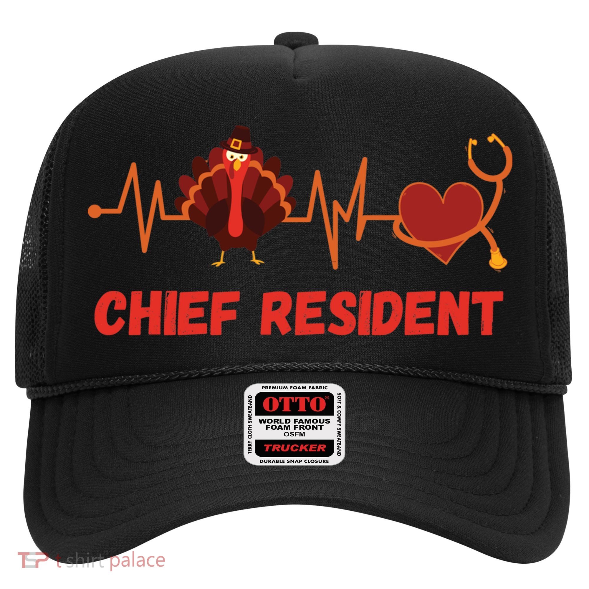 Thanksgiving Chief Resident Heartbeat Stethoscope Doctor Gift Hat