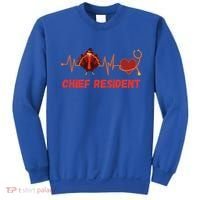 Thanksgiving Chief Resident Heartbeat Stethoscope Doctor Gift Sweatshirt thumb 0