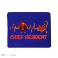 Thanksgiving Chief Resident Heartbeat Stethoscope Doctor Gift Mousepad thumb 0