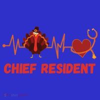 Thanksgiving Chief Resident Heartbeat Stethoscope Doctor Gift Mousepad thumb 1