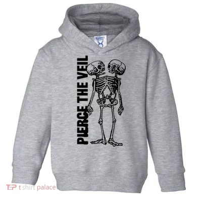 Tan Conjoined Skeleton Toddler Hoodie