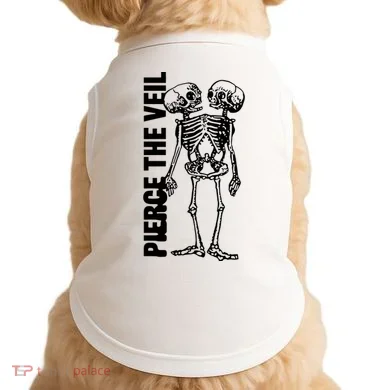 Tan Conjoined Skeleton Doggie Tank