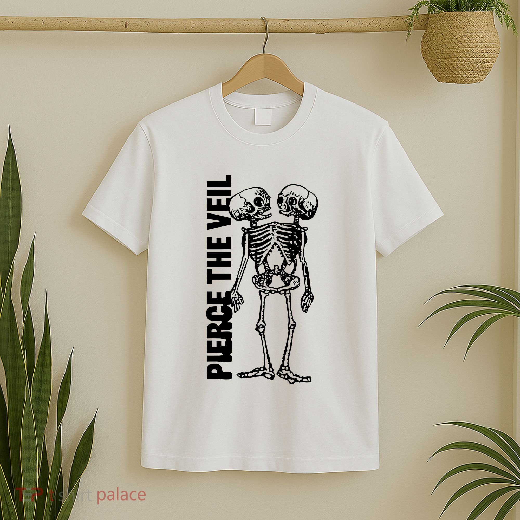 Tan Conjoined Skeleton T-Shirt