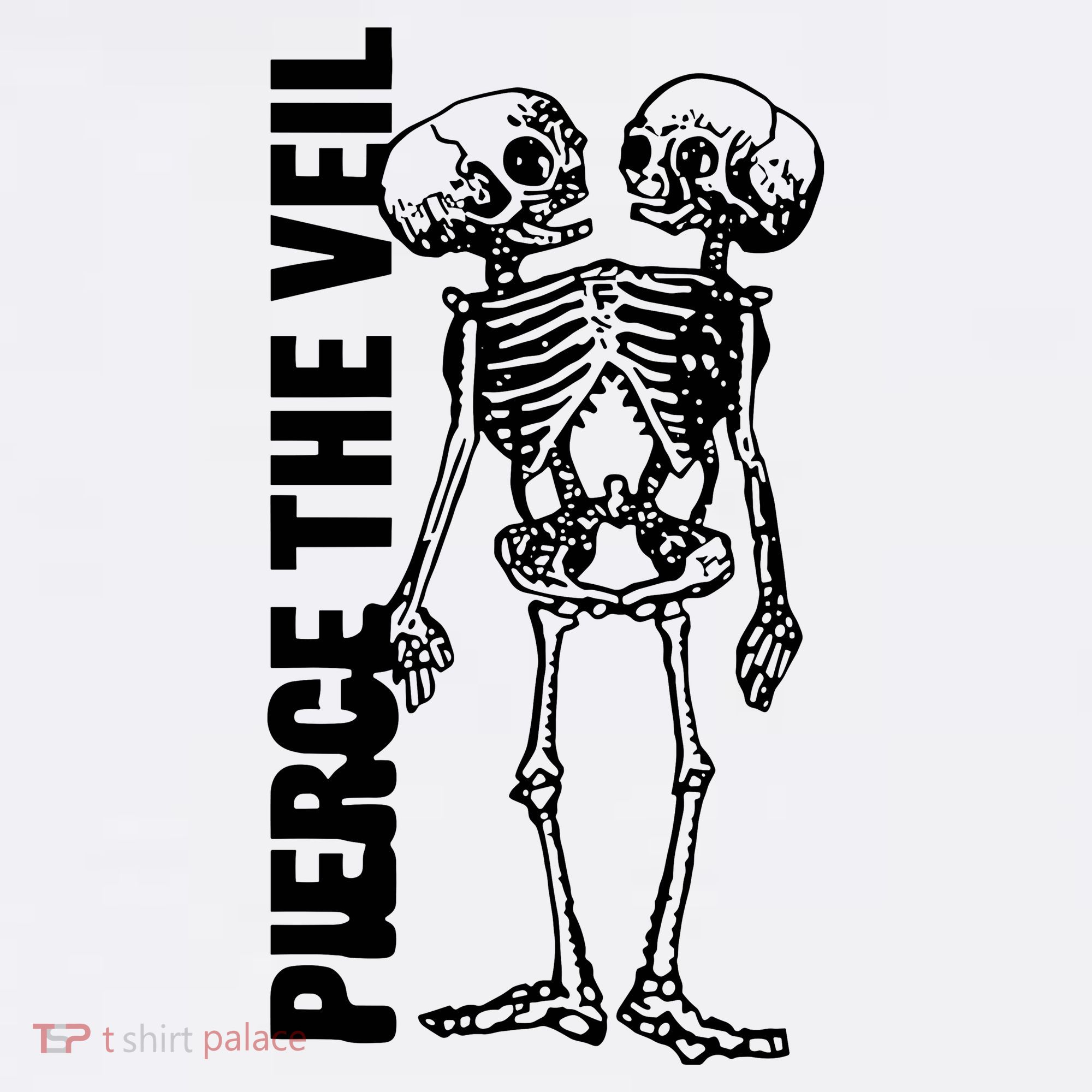 Tan Conjoined Skeleton T-Shirt