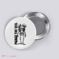 Tan Conjoined Skeleton Button thumb 0