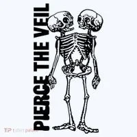 Tan Conjoined Skeleton Button thumb 1